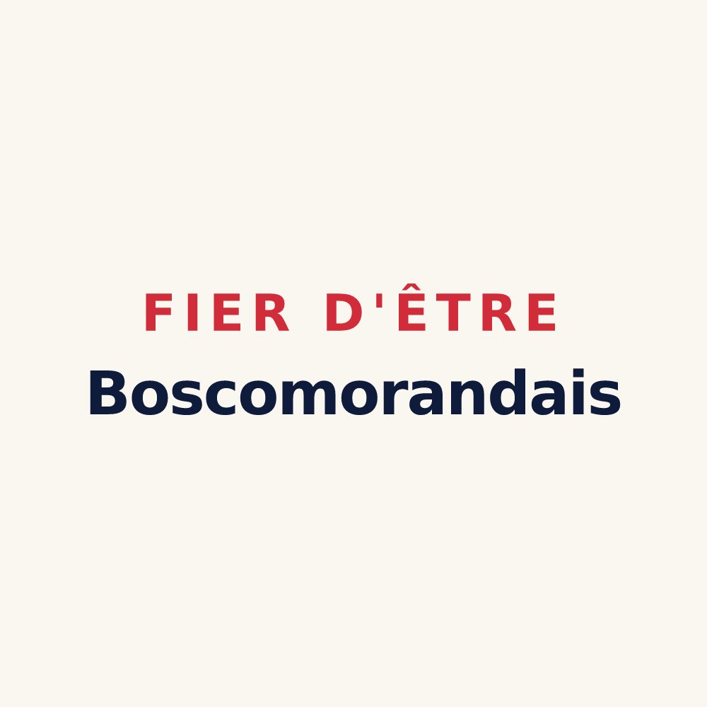 Tasse « Fier d'être Boscomorandais » — design pour Boismorand