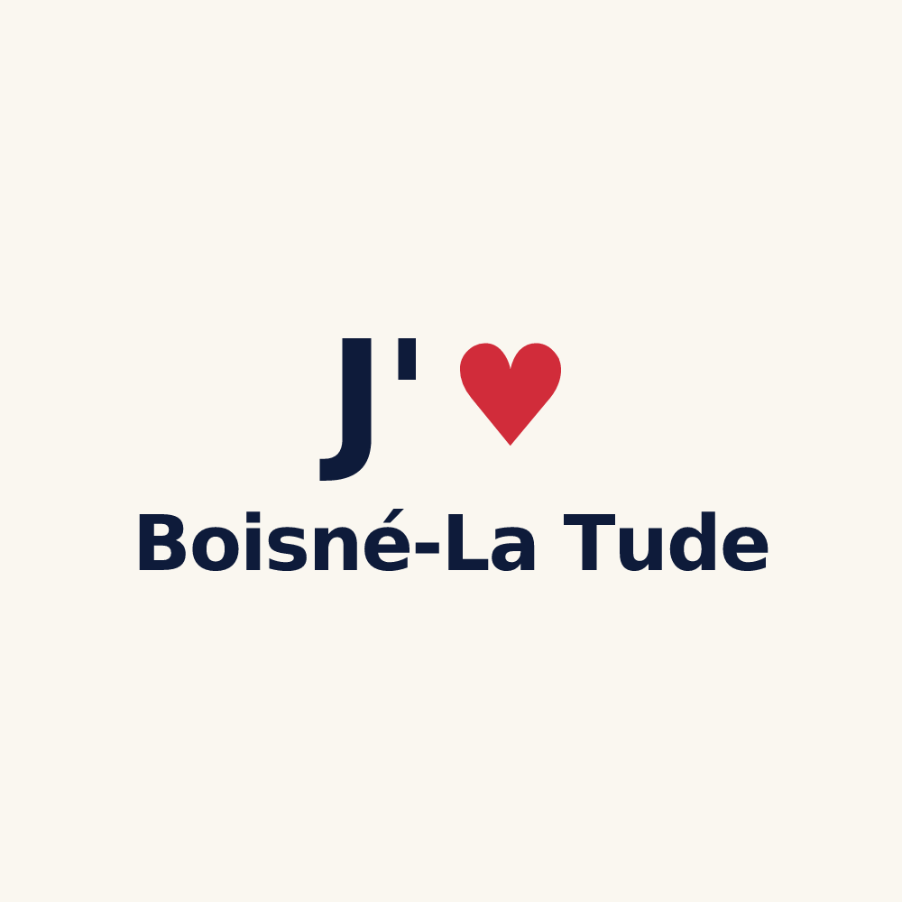 Tasse personnalisée Boisné-La Tude — design J'aime Boisné-La Tude
