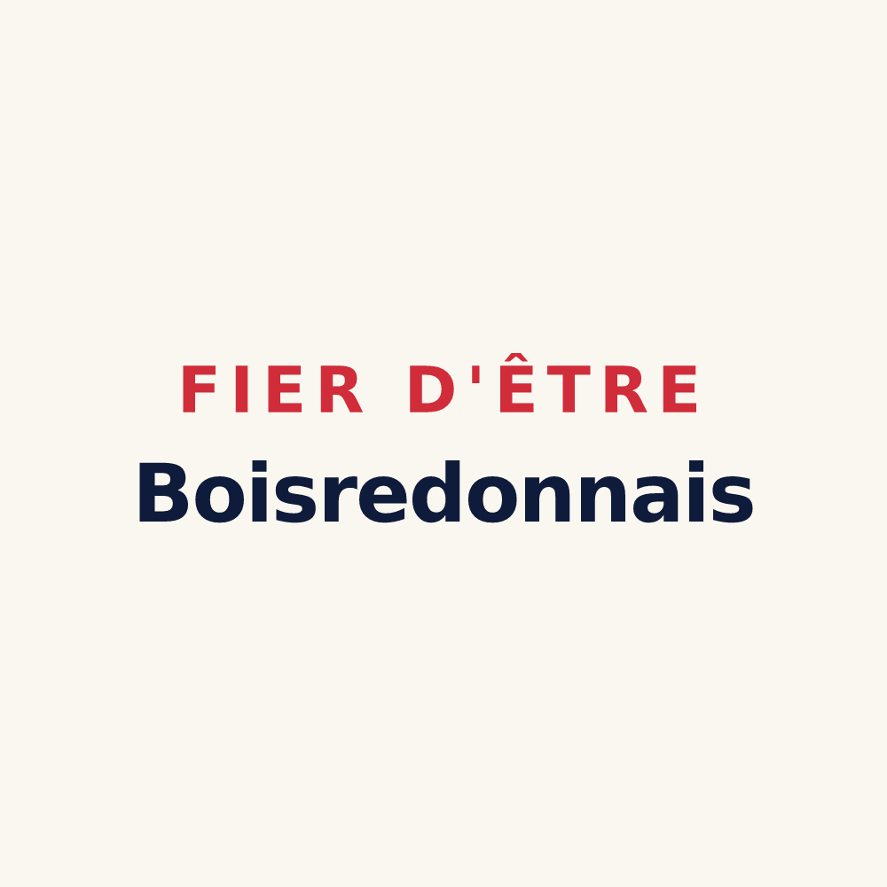 Tasse « Fier d'être Boisredonnais » — design pour Boisredon