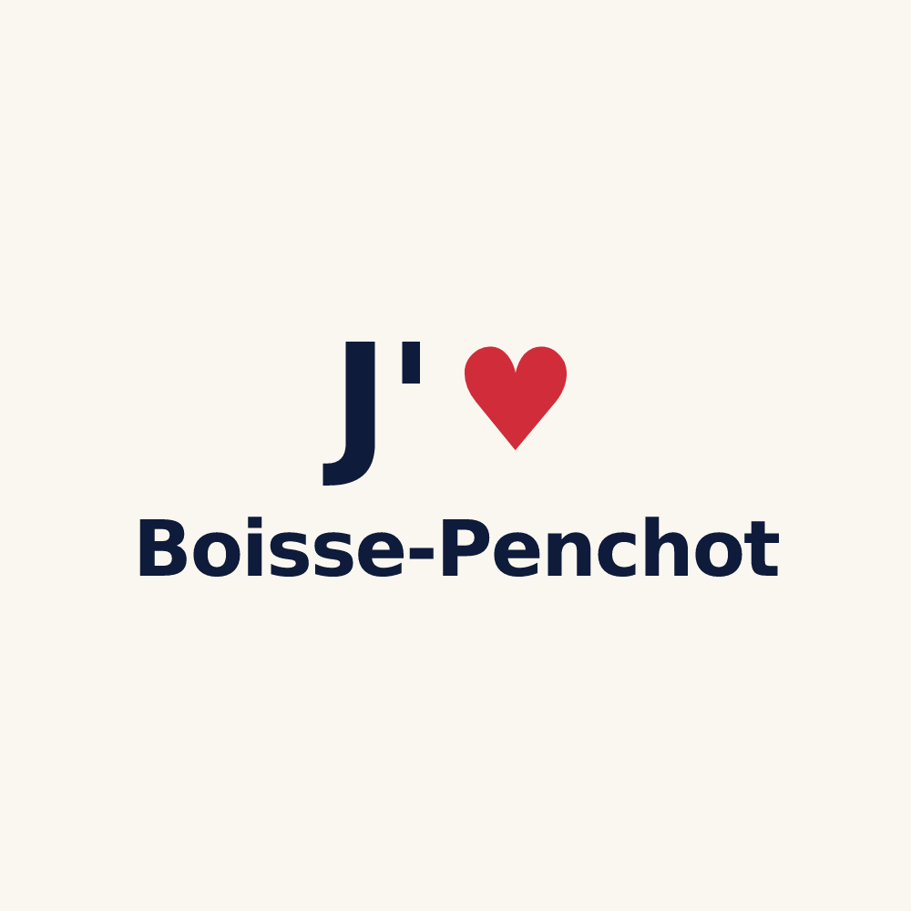 Tasse personnalisée Boisse-Penchot — design J'aime Boisse-Penchot