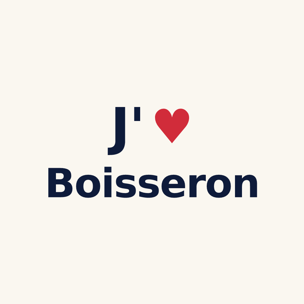 Tasse personnalisée Boisseron — design J'aime Boisseron