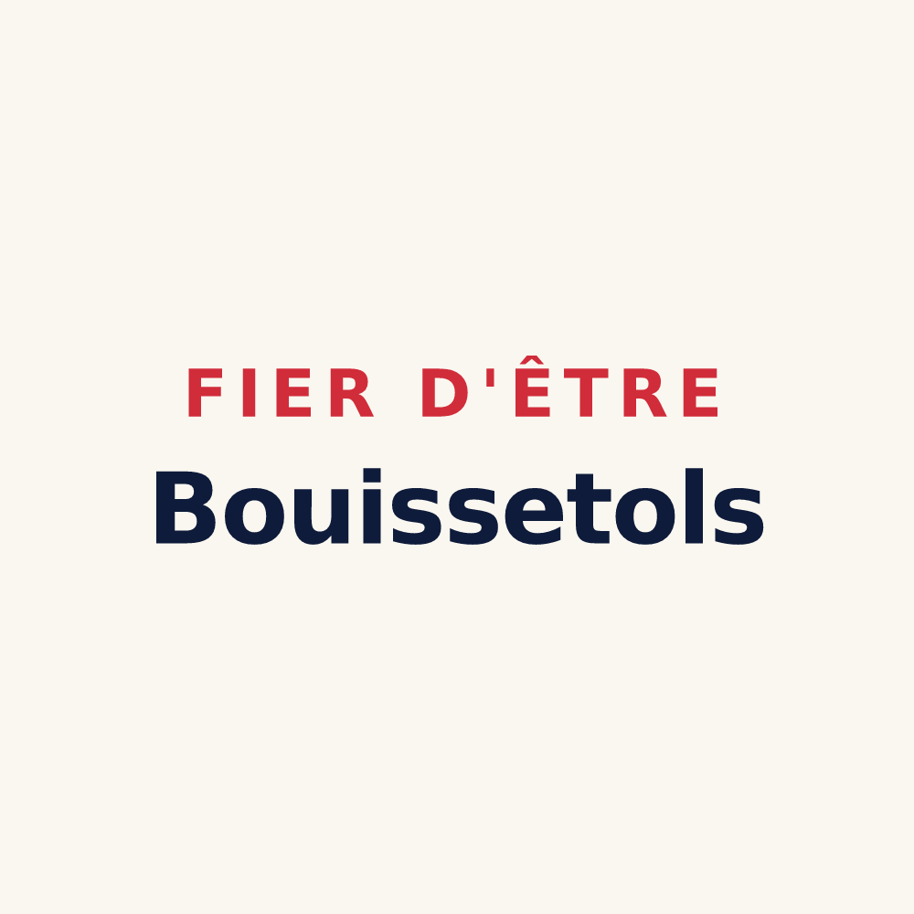 Tasse « Fier d'être Bouissetols » — design pour Boisset
