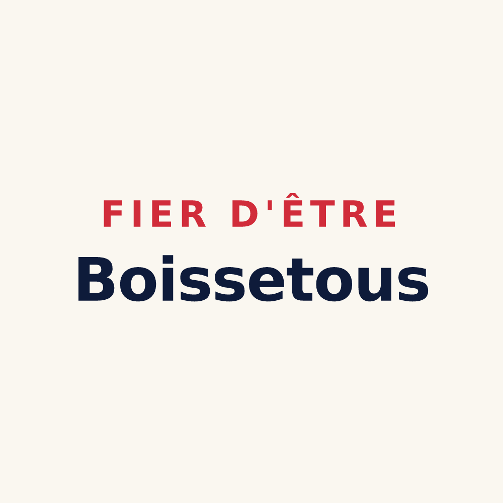 Tasse « Fier d'être Boissetous » — design pour Boisset