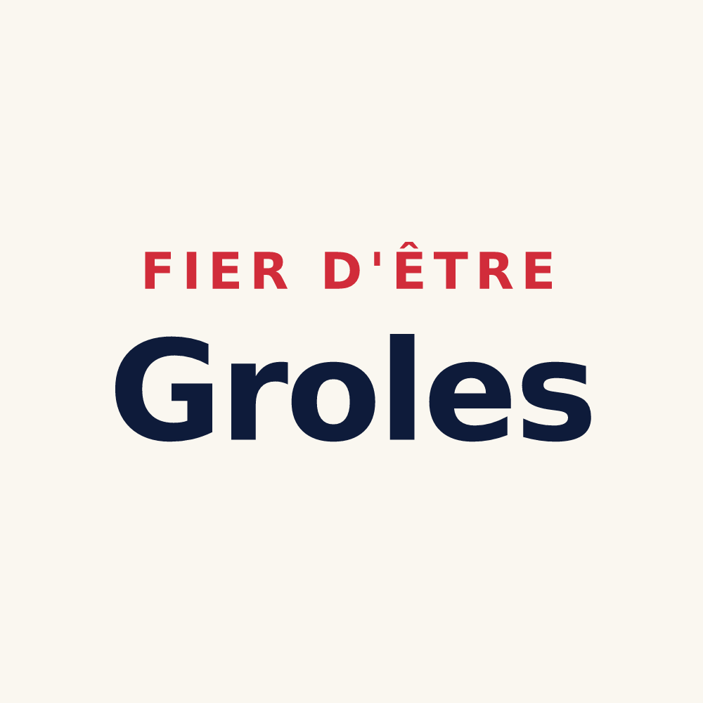 Tasse « Fier d'être Groles » — design pour Boisset-Saint-Priest
