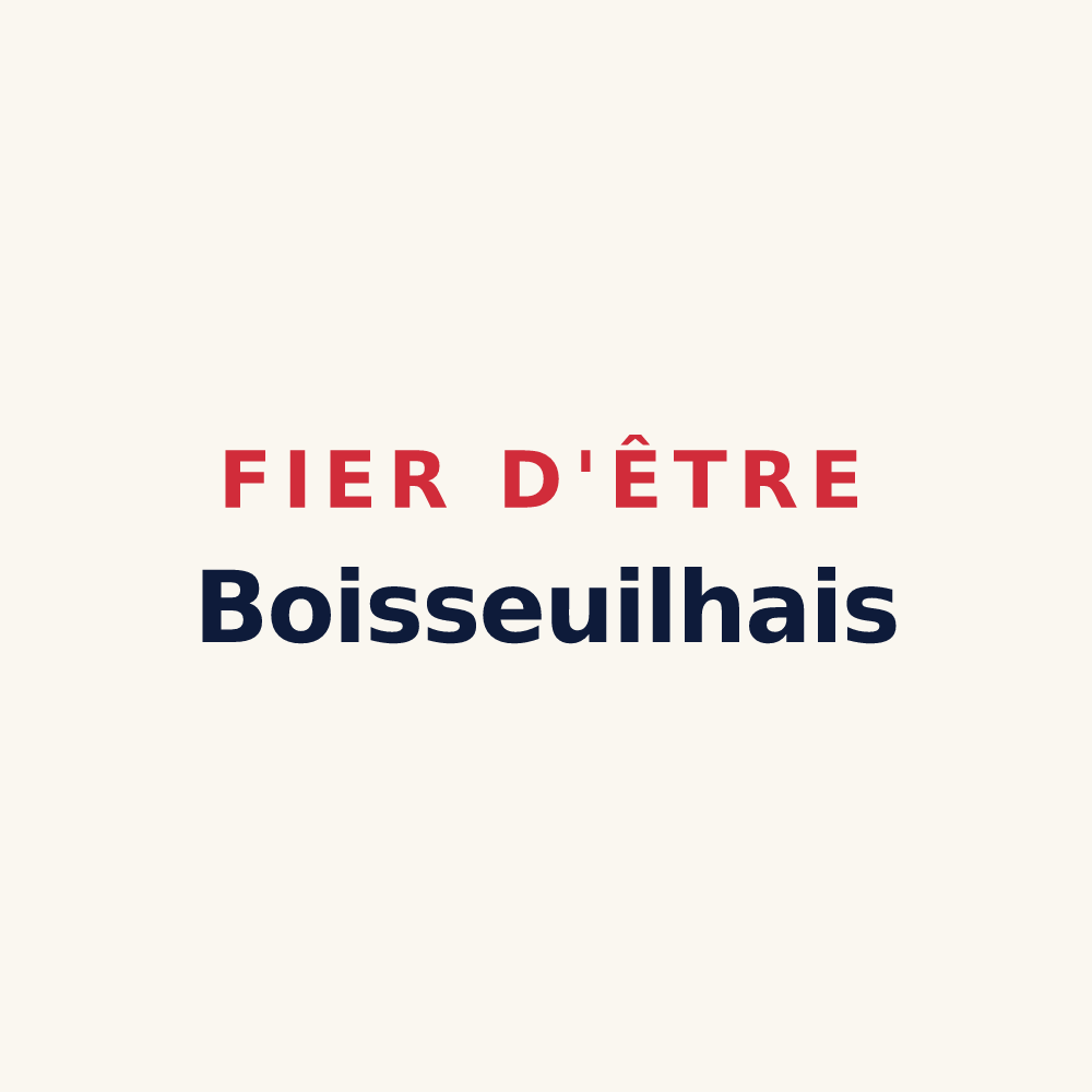 Tasse « Fier d'être Boisseuilhais » — design pour Boisseuilh