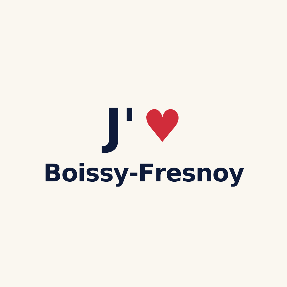 Tasse personnalisée Boissy-Fresnoy — design J'aime Boissy-Fresnoy