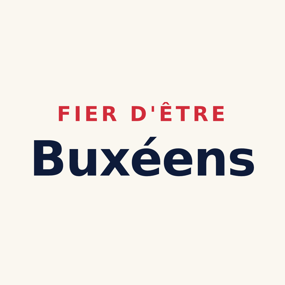 Tasse « Fier d'être Buxéens » — design pour Boissy-sous-Saint-Yon