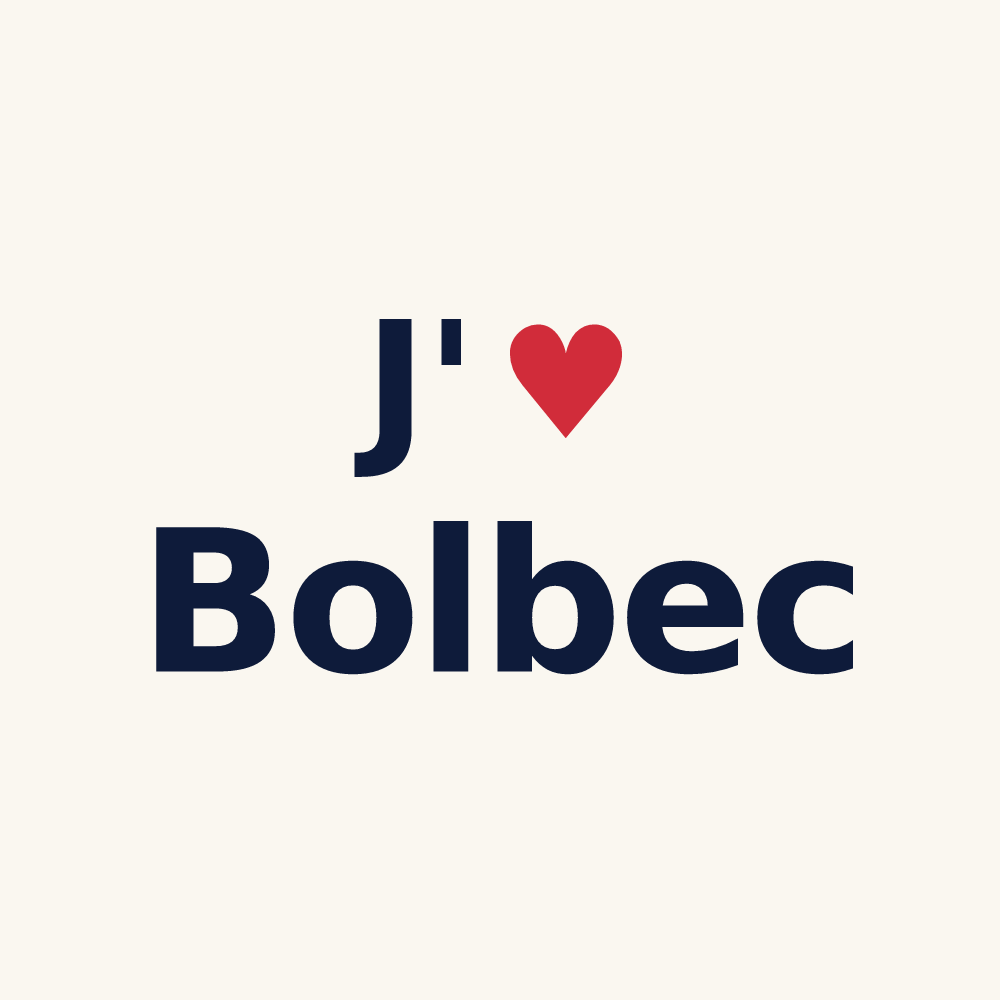 Tasse personnalisée Bolbec — design J'aime Bolbec