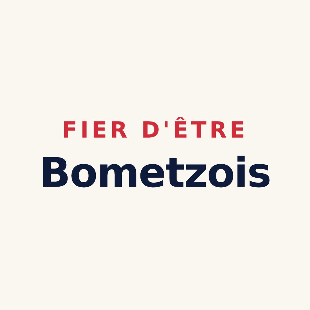 Tasse « Fier d'être Bometzois » — design pour Bommiers