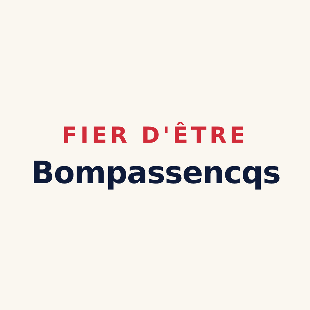 Tasse « Fier d'être Bompassencqs » — design pour Bompas