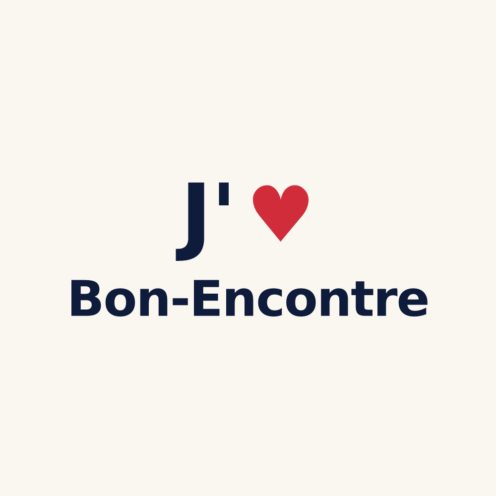 Tasse personnalisée Bon-Encontre — design « J'aime Bon-Encontre » imprimé sur la tasse