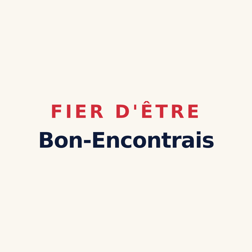 Tasse « Fier d'être Bon-Encontrais » — design pour Bon-Encontre