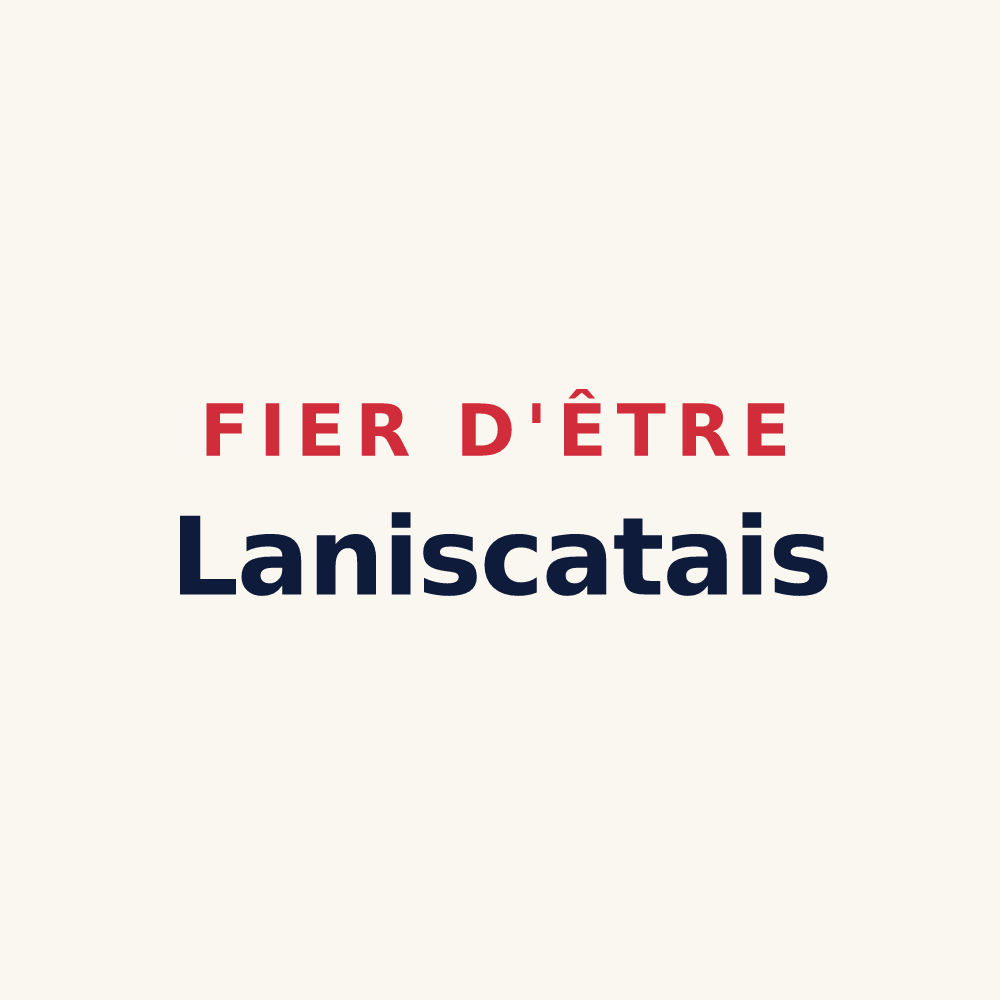 Tasse « Fier d'être Laniscatais » — design pour Bon Repos sur Blavet