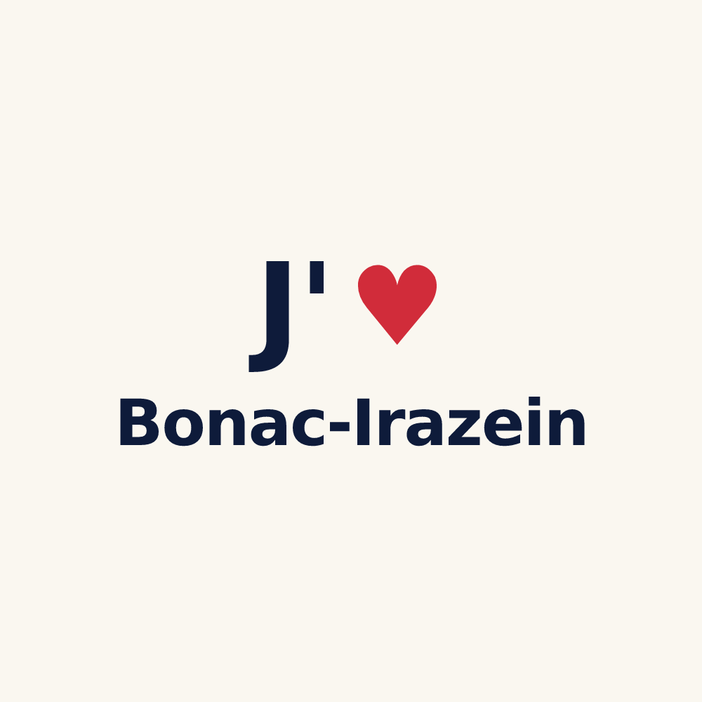 Tasse personnalisée Bonac-Irazein — design J'aime Bonac-Irazein