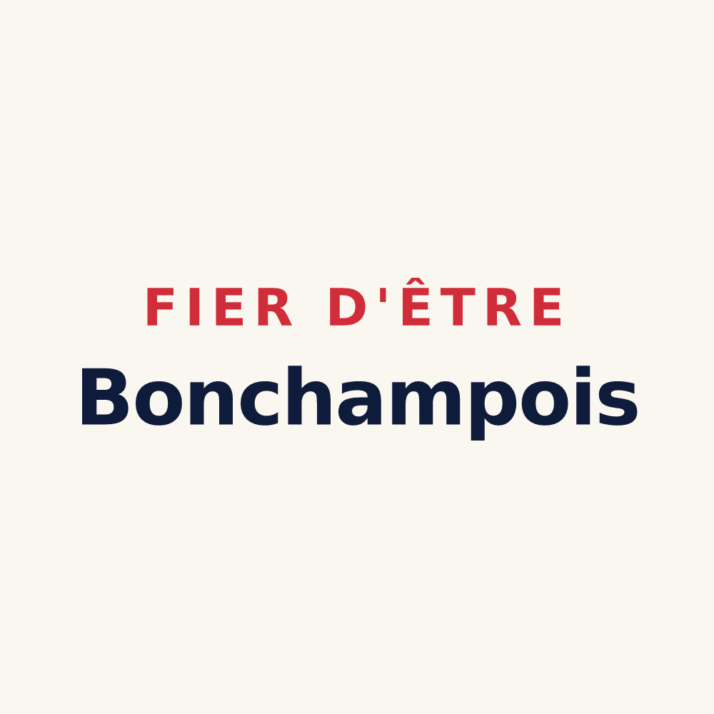 Tasse « Fier d'être Bonchampois » — design pour Bonchamp-lès-Laval