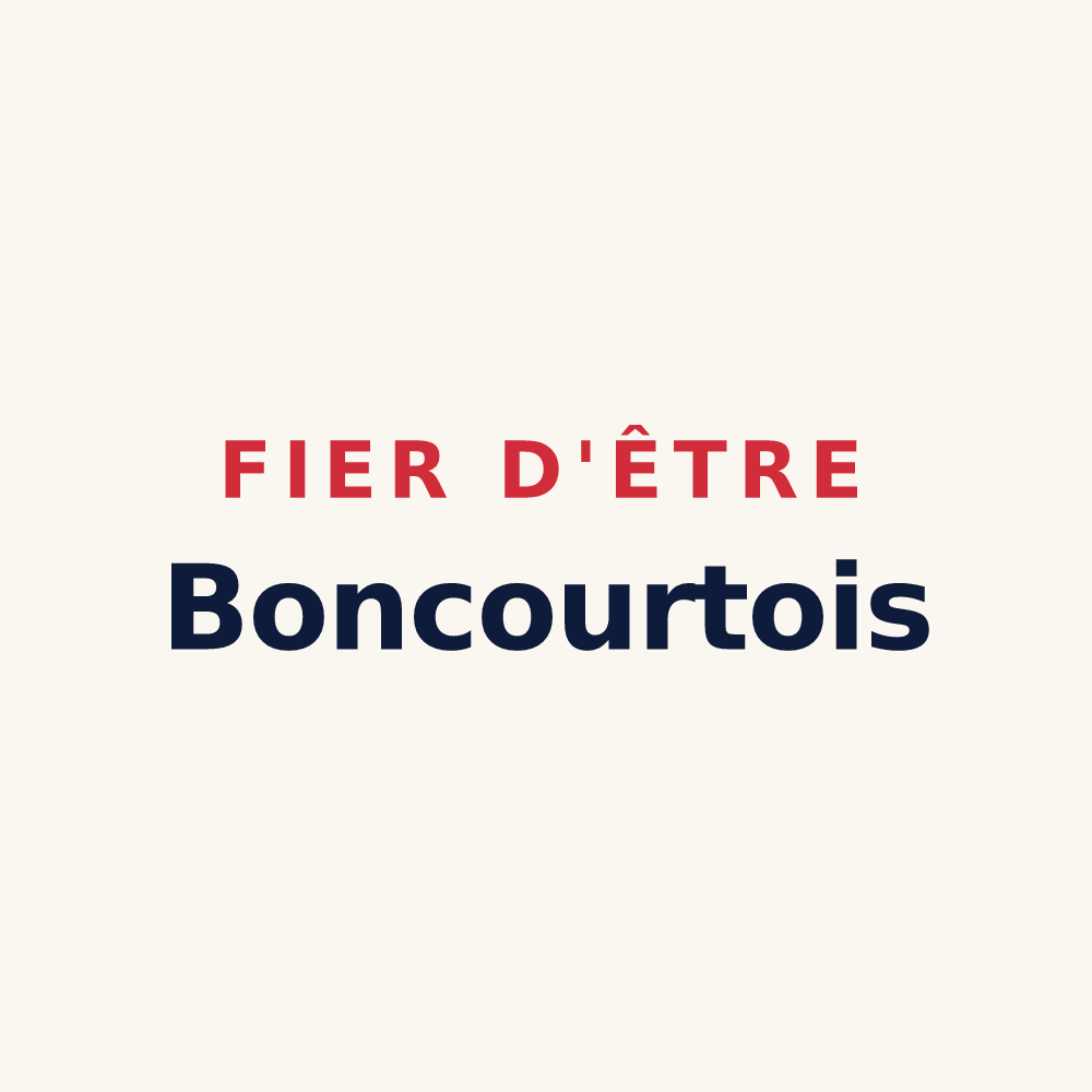 Tasse « Fier d'être Boncourtois » — design pour Boncourt