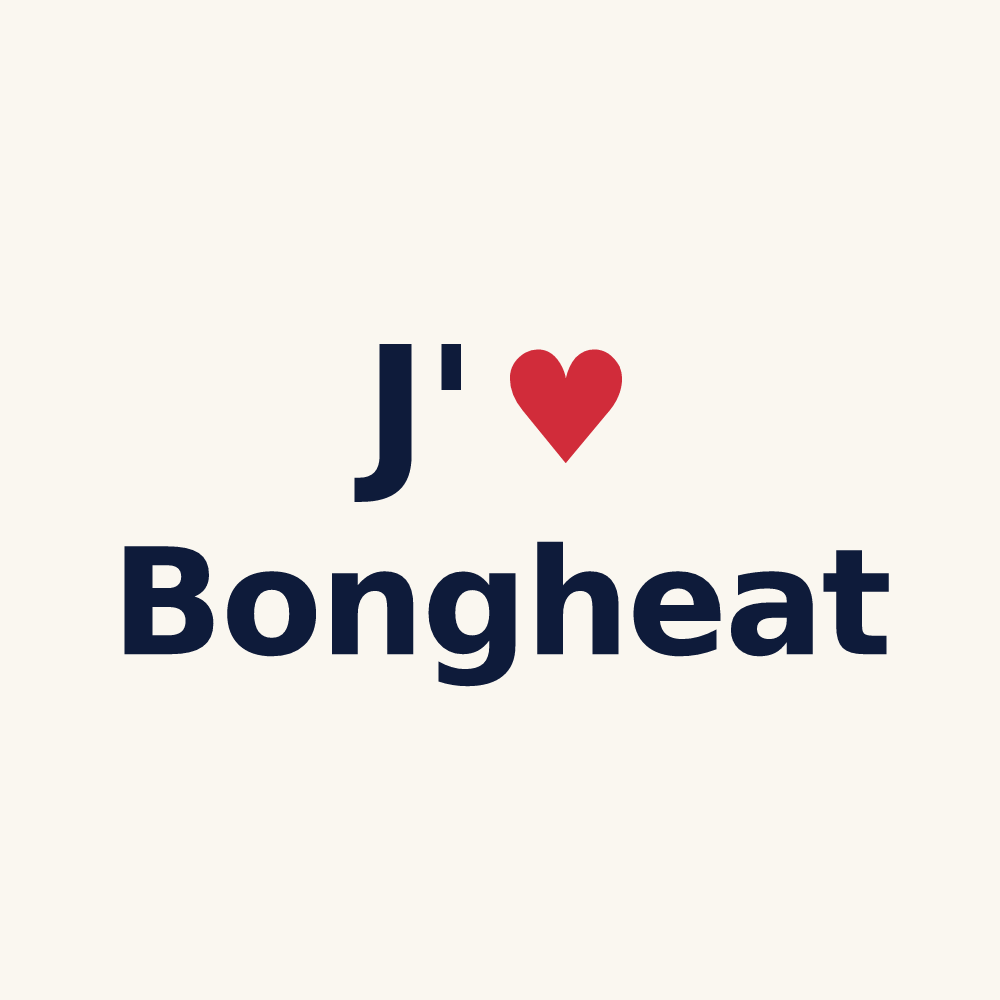 Tasse personnalisée Bongheat — design J'aime Bongheat