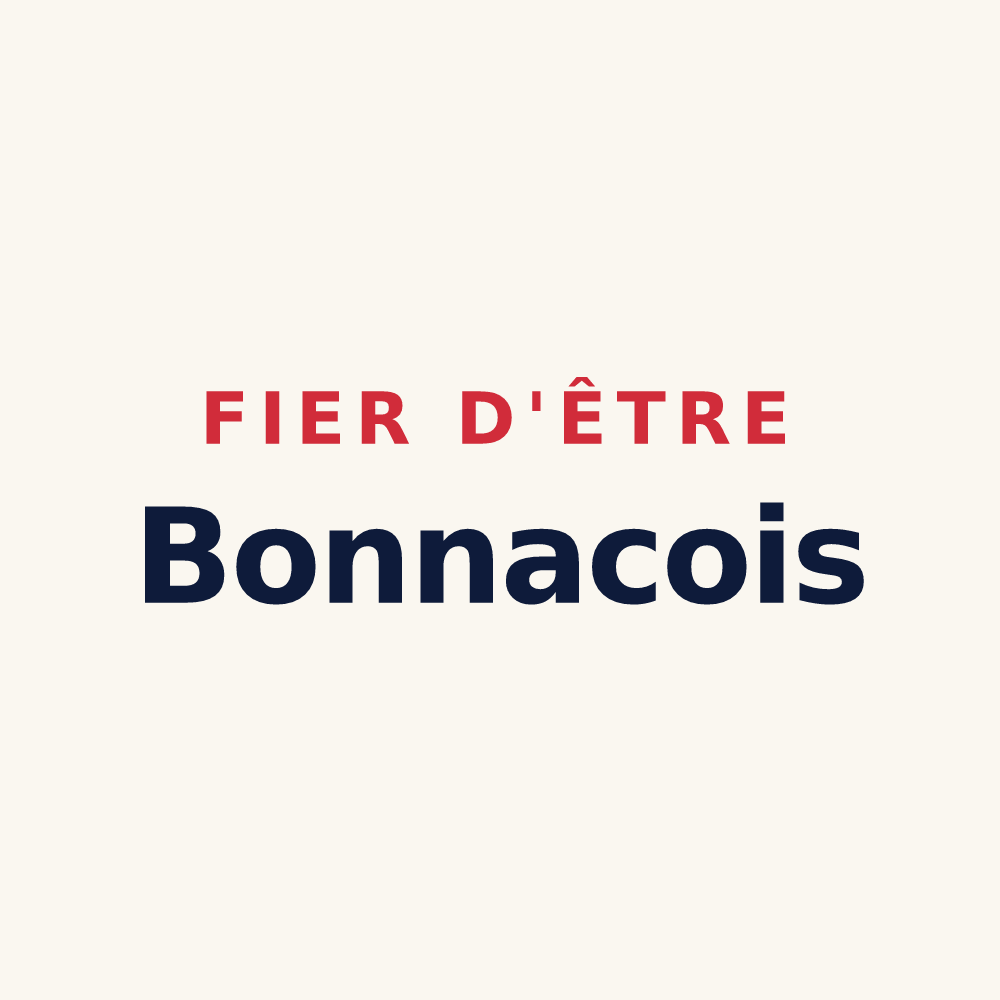 Tasse « Fier d'être Bonnacois » — design pour Bonnac
