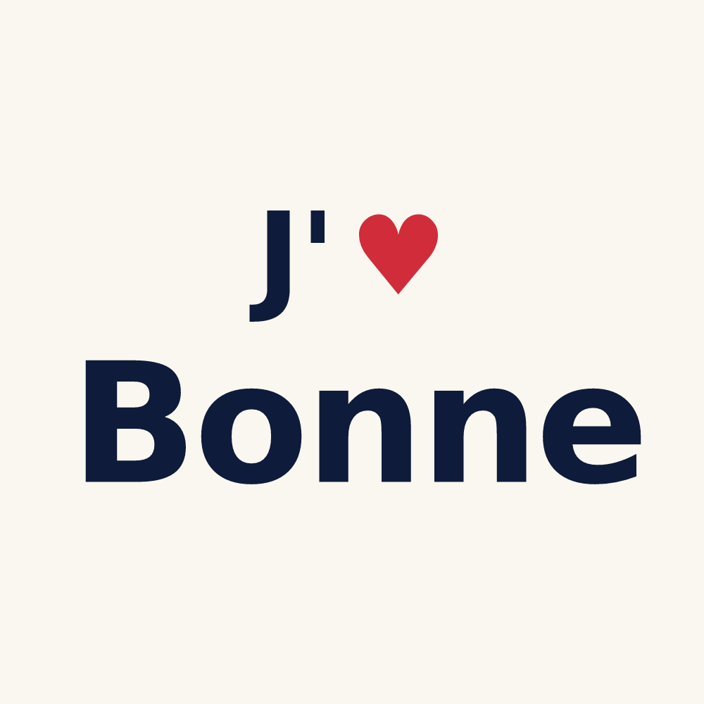 Tasse personnalisée Bonne — design J'aime Bonne
