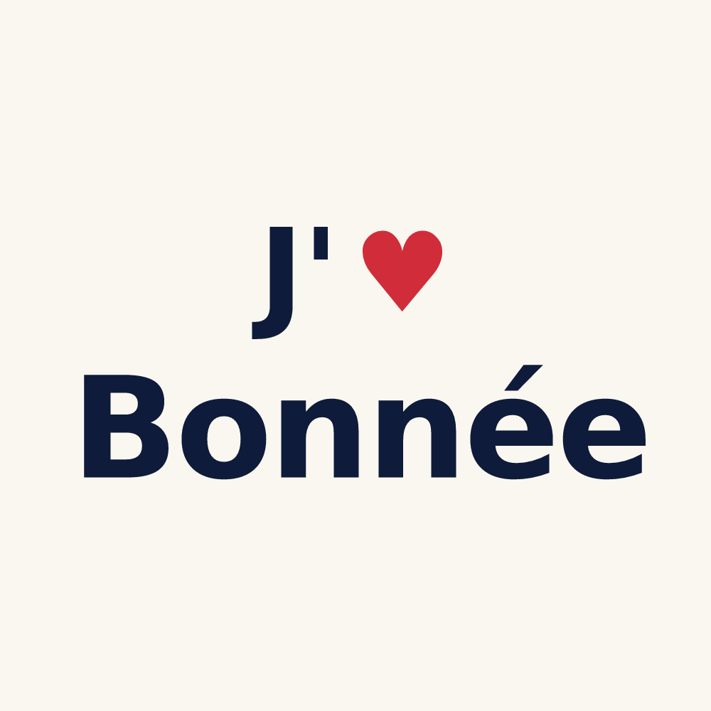 Tasse personnalisée Bonnée — design J'aime Bonnée