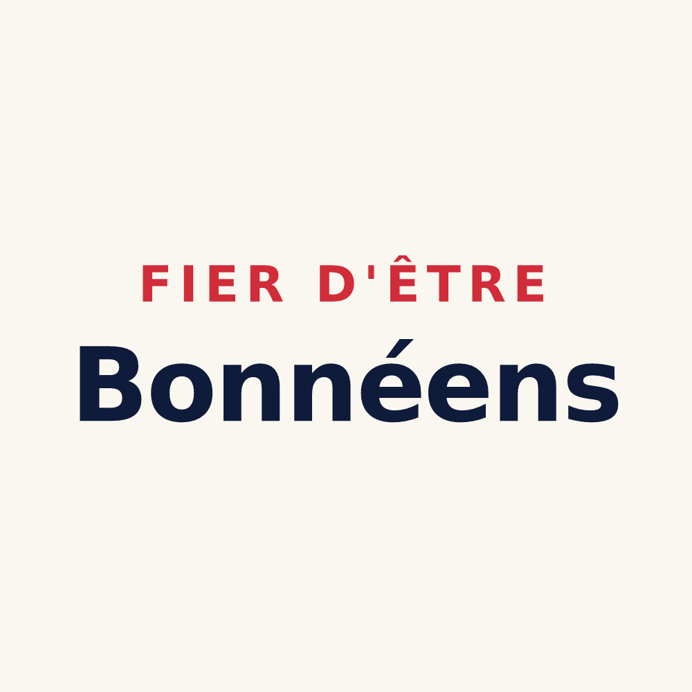 Tasse « Fier d'être Bonnéens » — design pour Bonnée