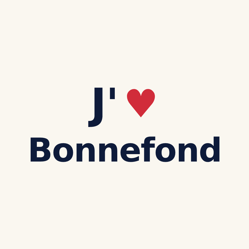 Tasse personnalisée Bonnefond — design J'aime Bonnefond