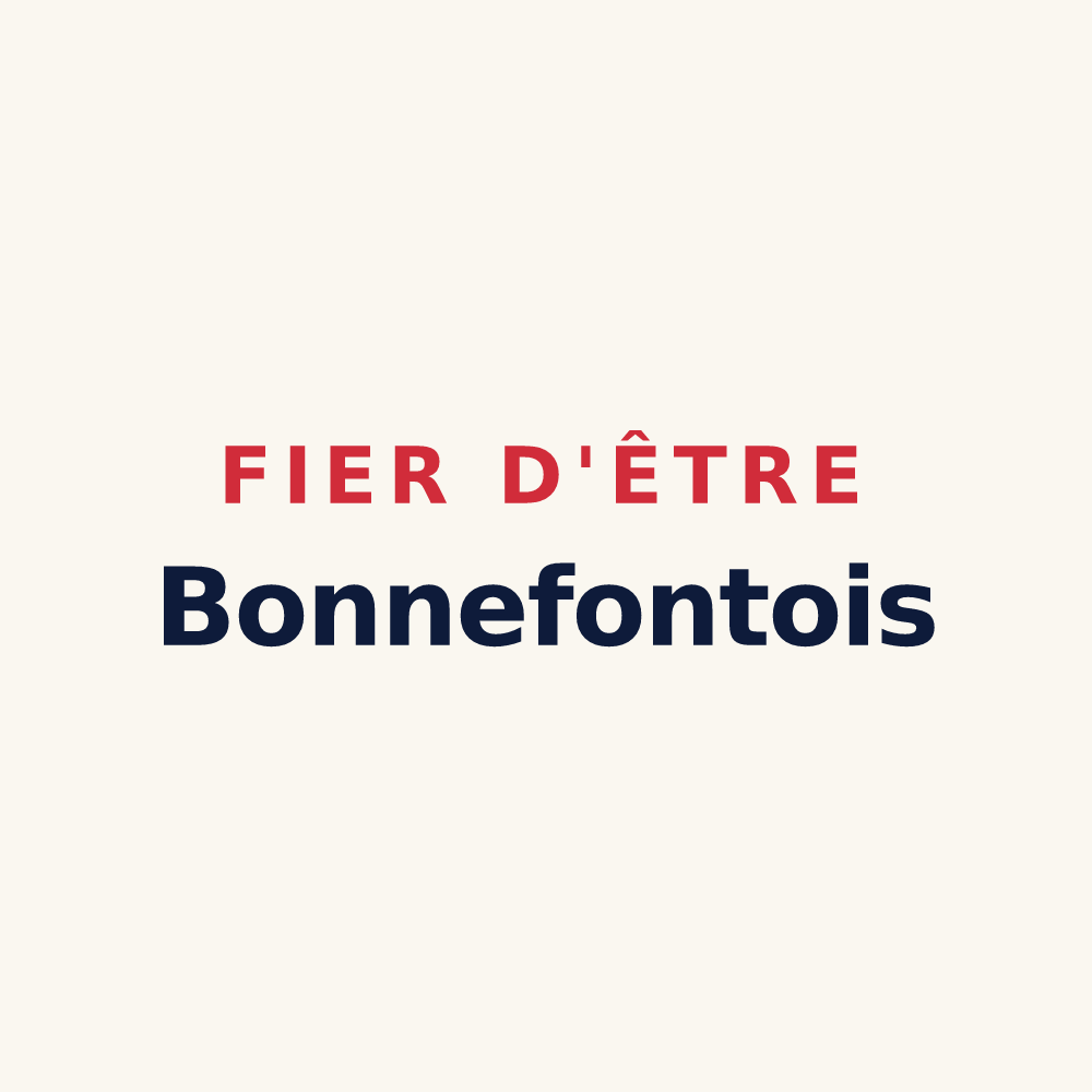 Tasse « Fier d'être Bonnefontois » — design pour Bonnefontaine