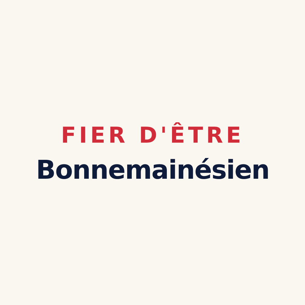 Tasse « Fier d'être Bonnemainésien » — design pour Bonnemain