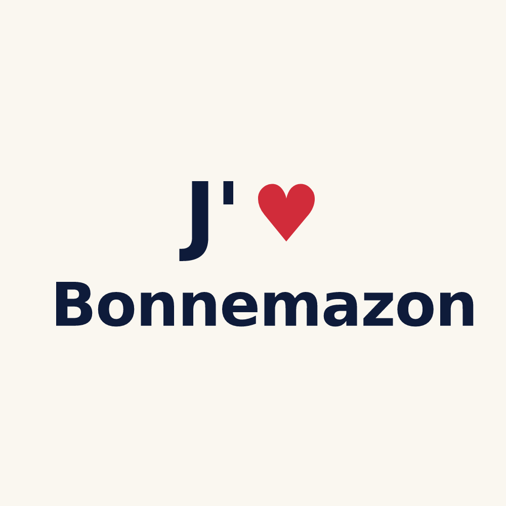 Tasse personnalisée Bonnemazon — design J'aime Bonnemazon