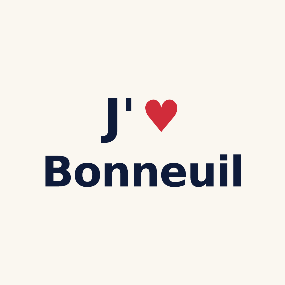 Tasse personnalisée Bonneuil — design J'aime Bonneuil