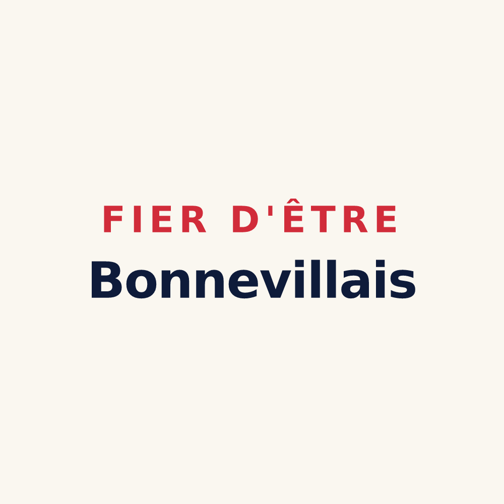 Tasse « Fier d'être Bonnevillais » — design pour Bonneville-sur-Touques