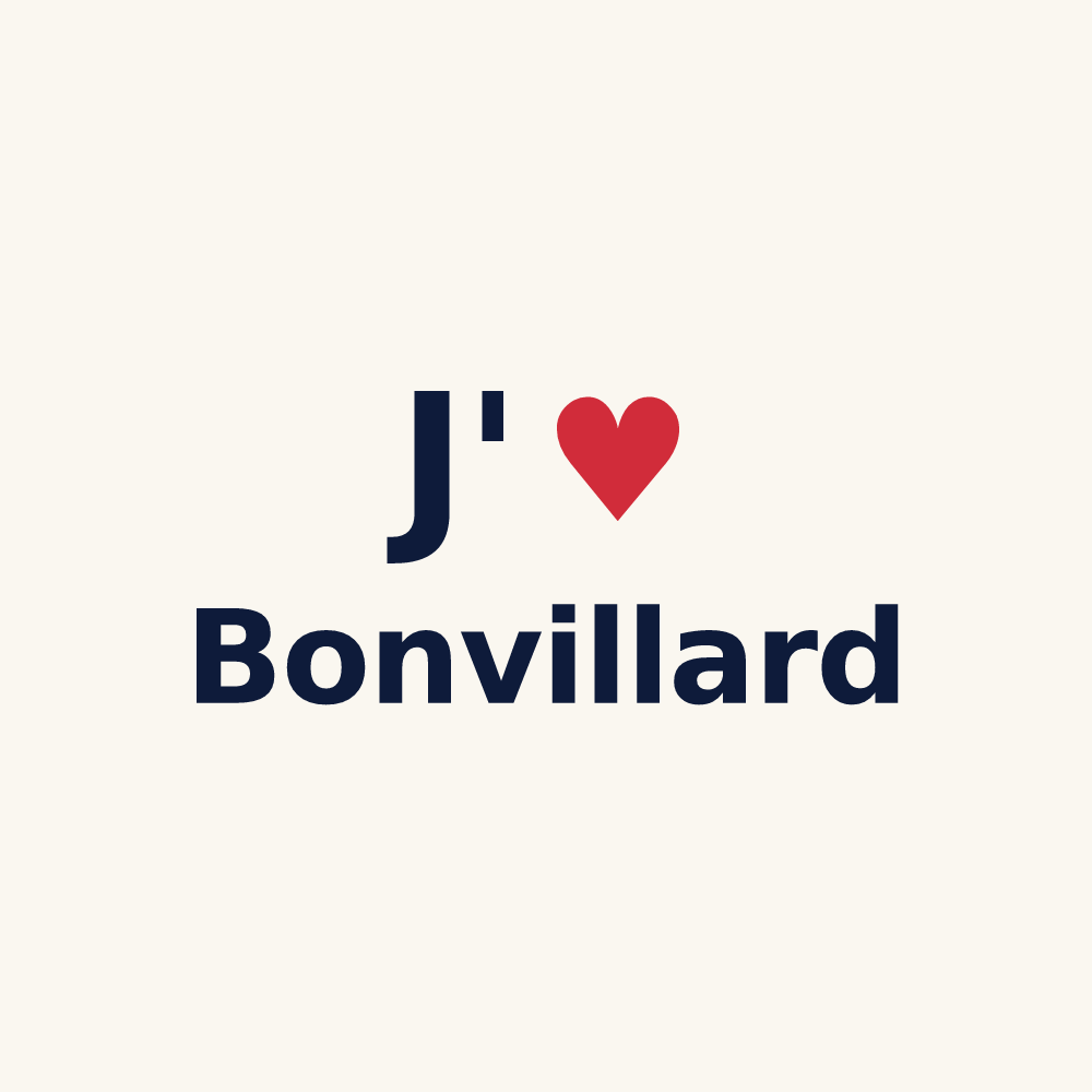 Tasse personnalisée Bonvillard — design J'aime Bonvillard