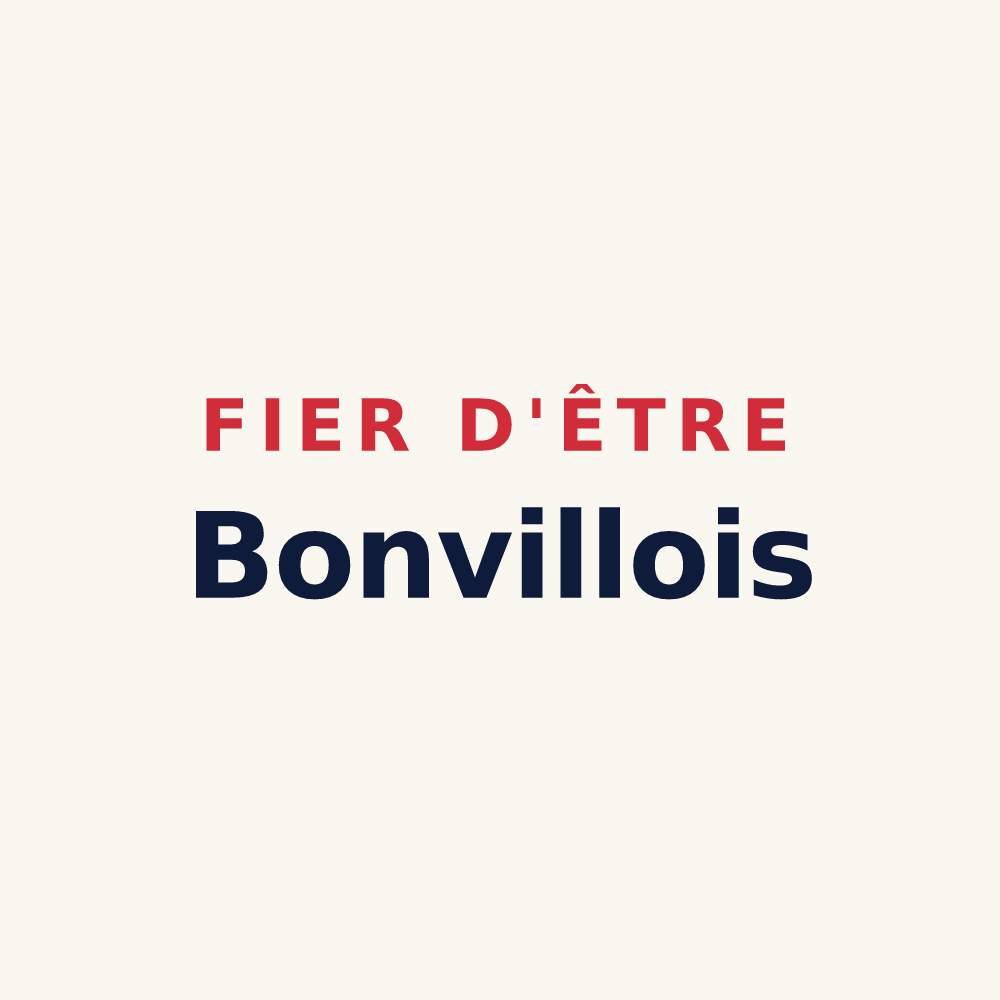 Tasse « Fier d'être Bonvillois » — design pour Bonvillers