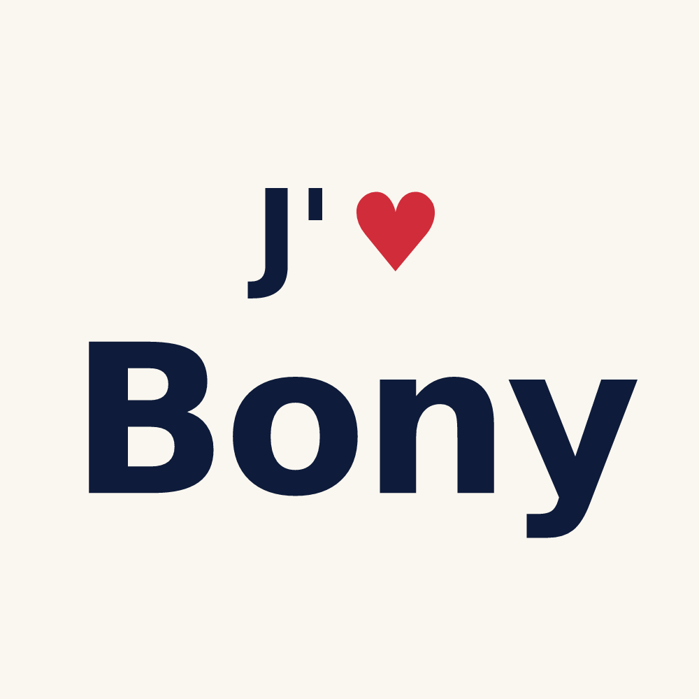 Tasse personnalisée Bony — design J'aime Bony