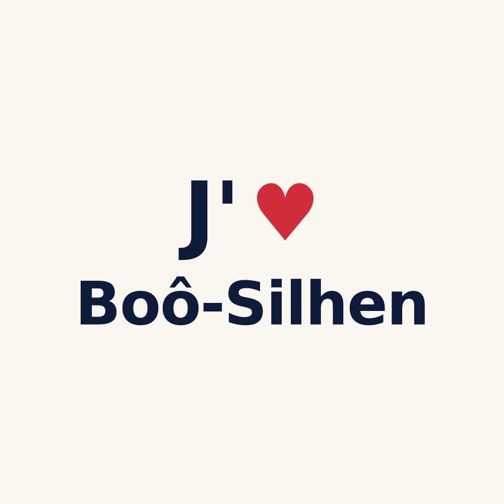 Tasse personnalisée Boô-Silhen — design J'aime Boô-Silhen