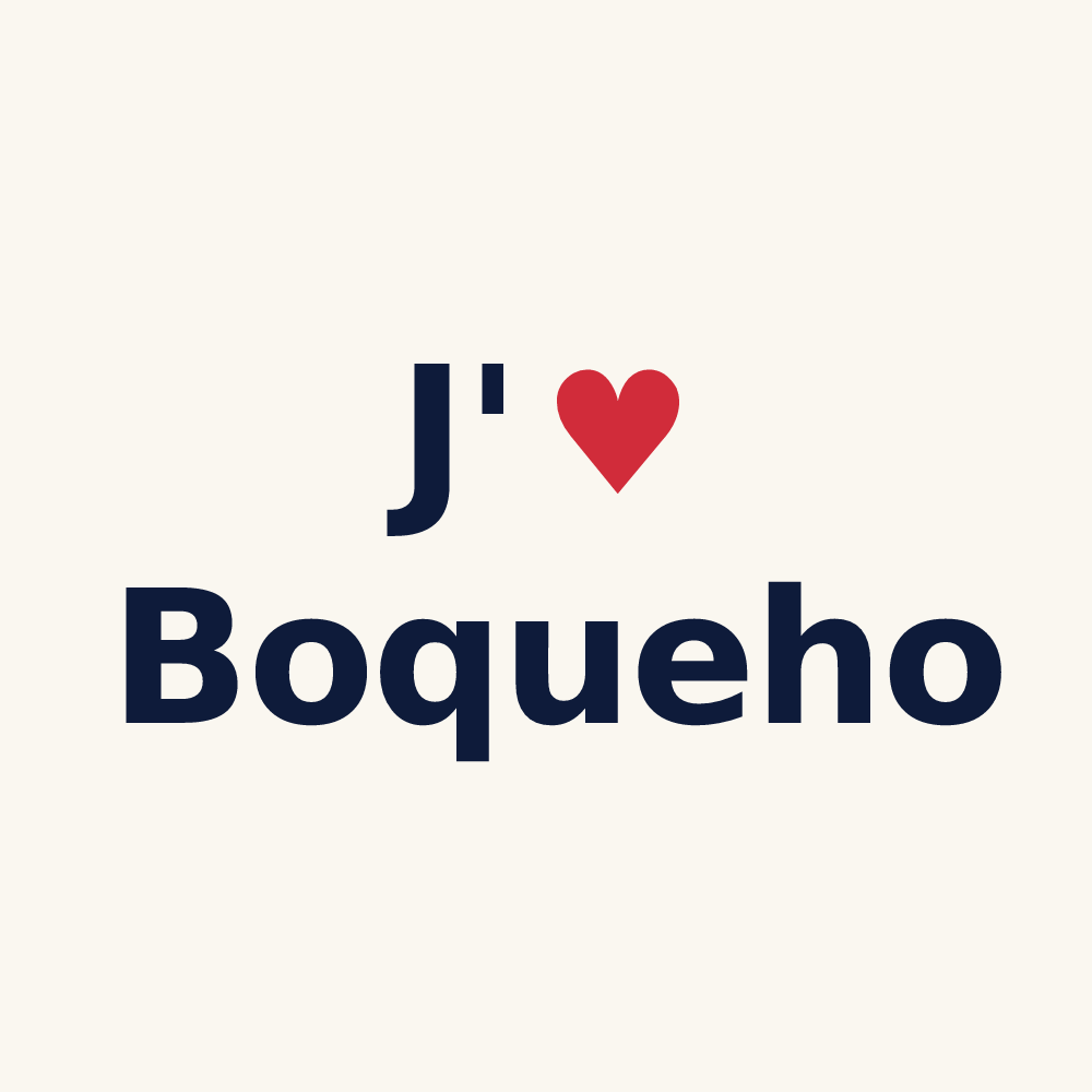 Tasse personnalisée Boqueho — design J'aime Boqueho