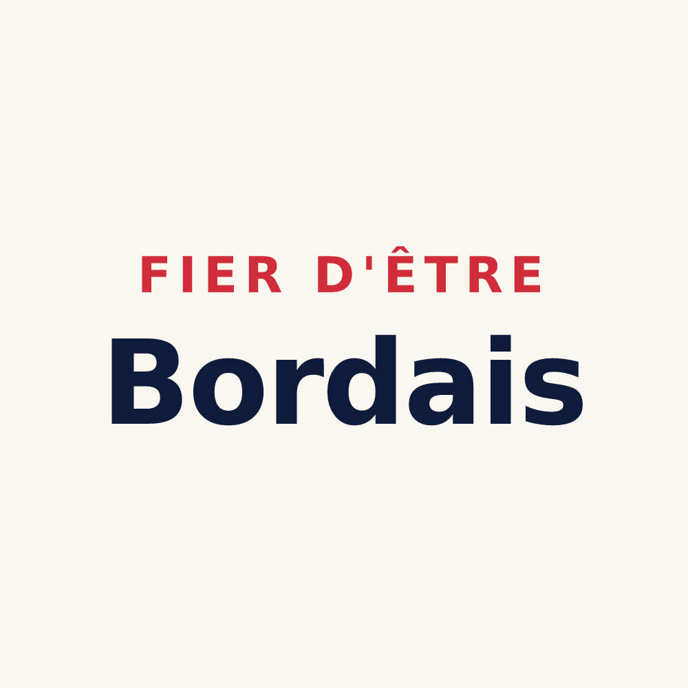 Tasse « Fier d'être Bordais » — design pour Bordes