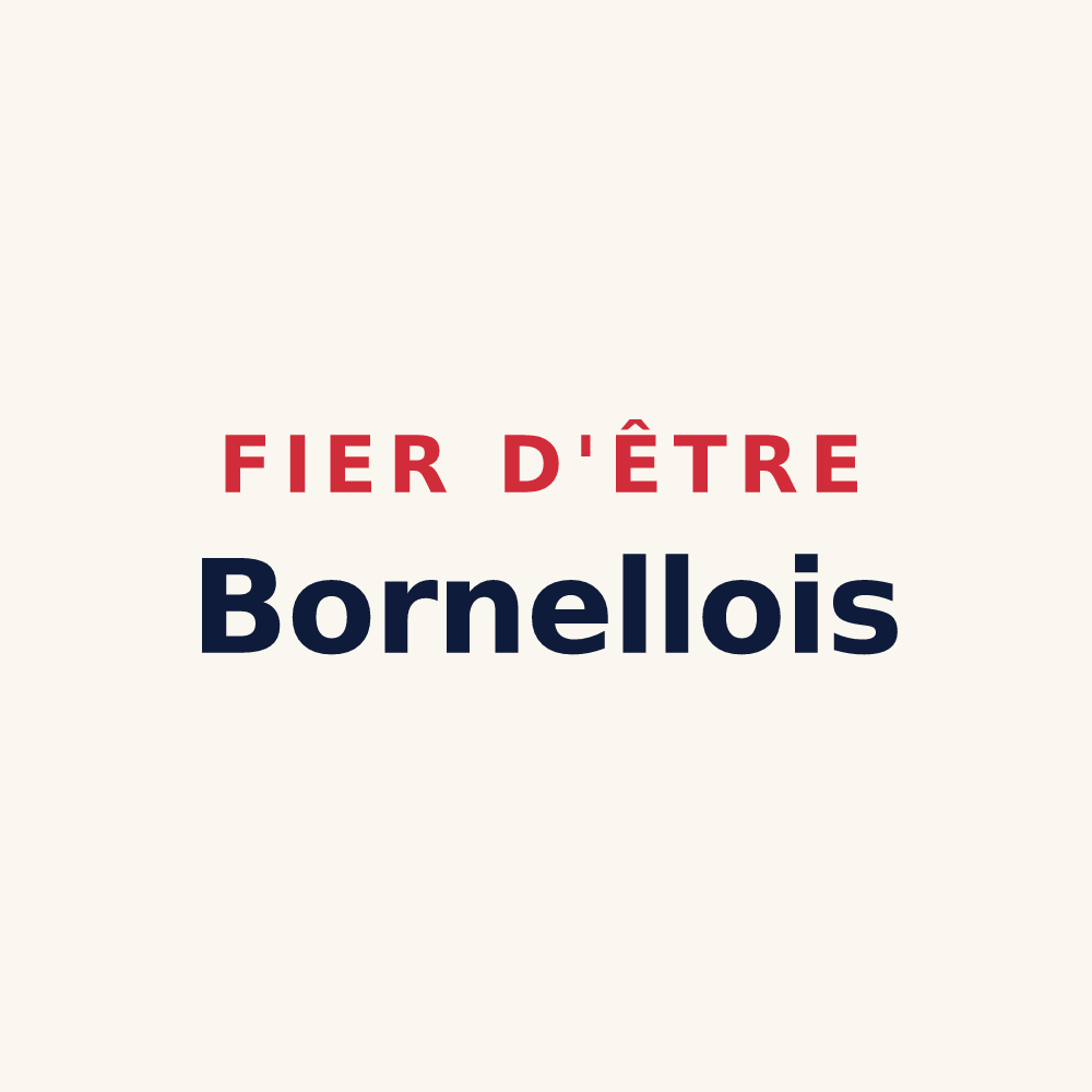 Tasse « Fier d'être Bornellois » — design pour Bornel