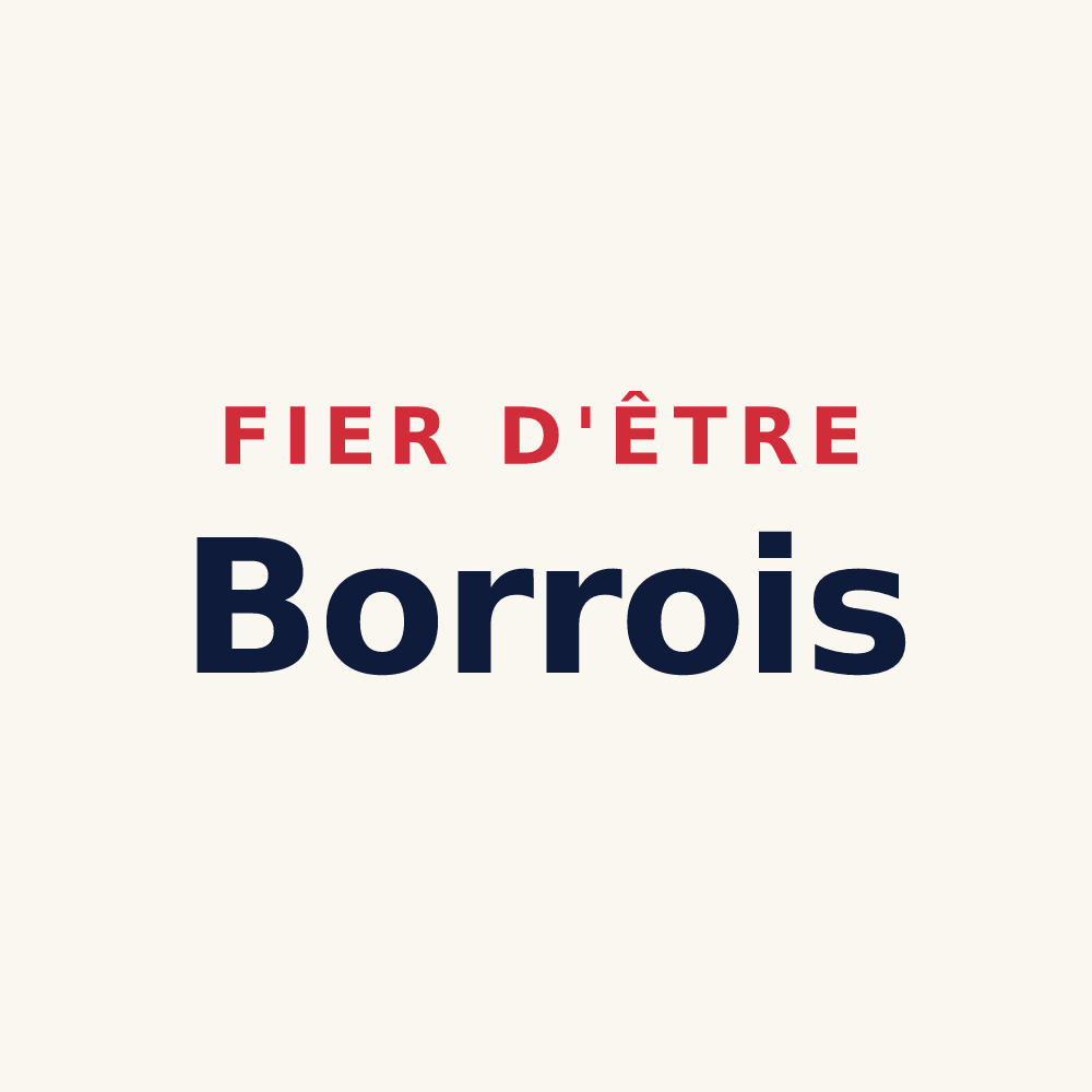 Tasse « Fier d'être Borrois » — design pour Borre