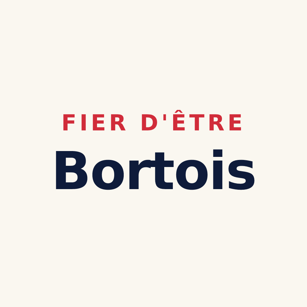 Tasse « Fier d'être Bortois » — design pour Bort-les-Orgues