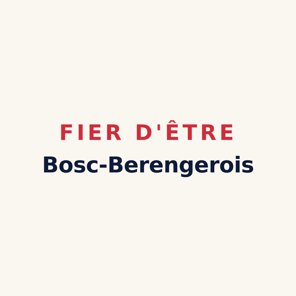 Tasse « Fier d'être Bosc-Berengerois » — design pour Bosc-Bérenger