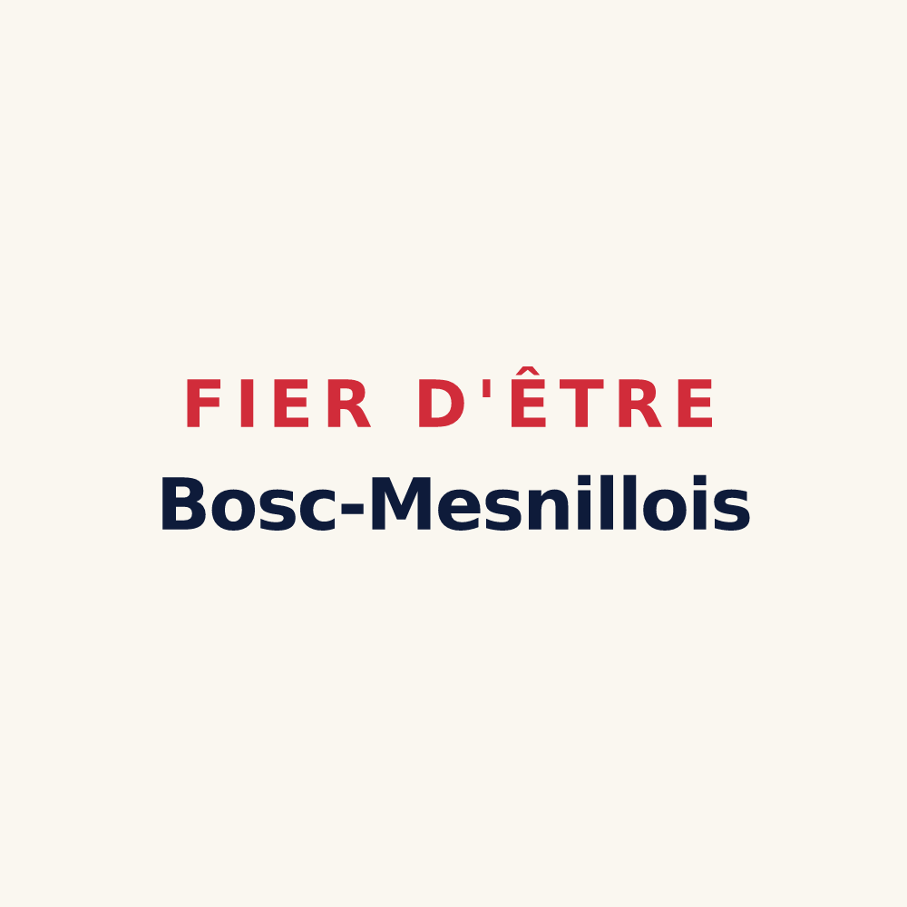 Tasse « Fier d'être Bosc-Mesnillois » — design pour Bosc-Mesnil
