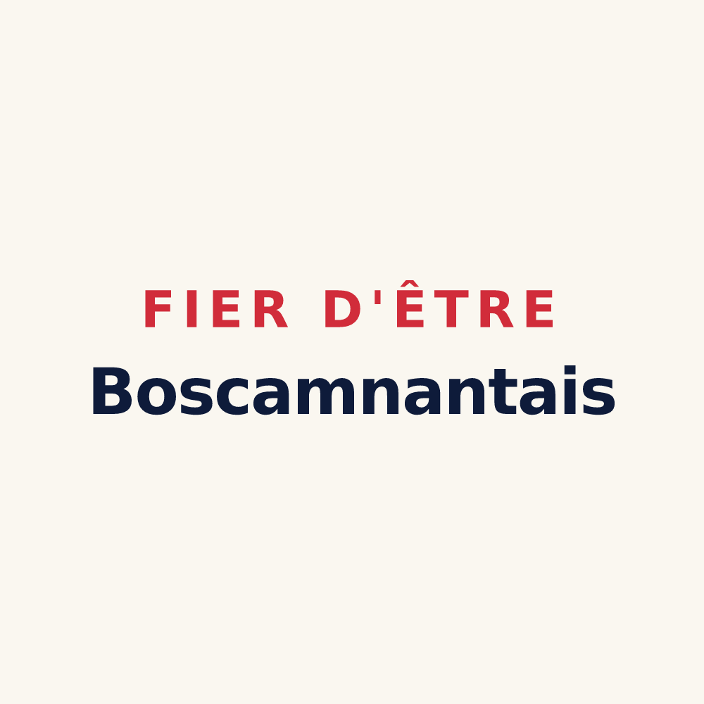 Tasse « Fier d'être Boscamnantais » — design pour Boscamnant