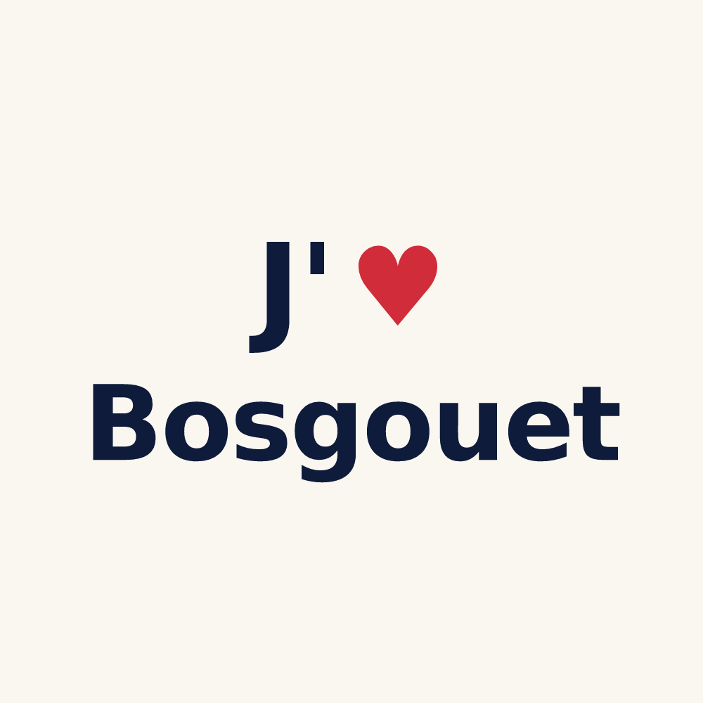Tasse personnalisée Bosgouet — design J'aime Bosgouet