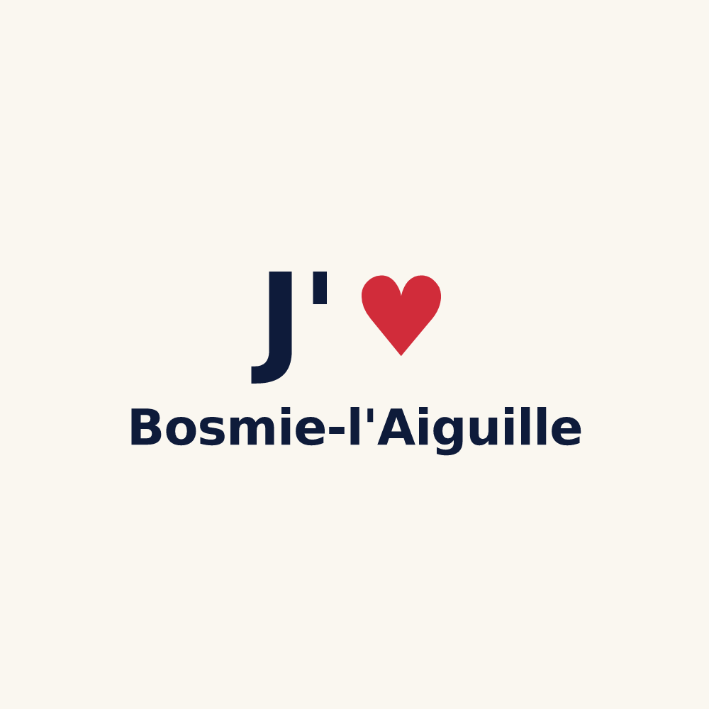 Tasse personnalisée Bosmie-l'Aiguille — design J'aime Bosmie-l'Aiguille