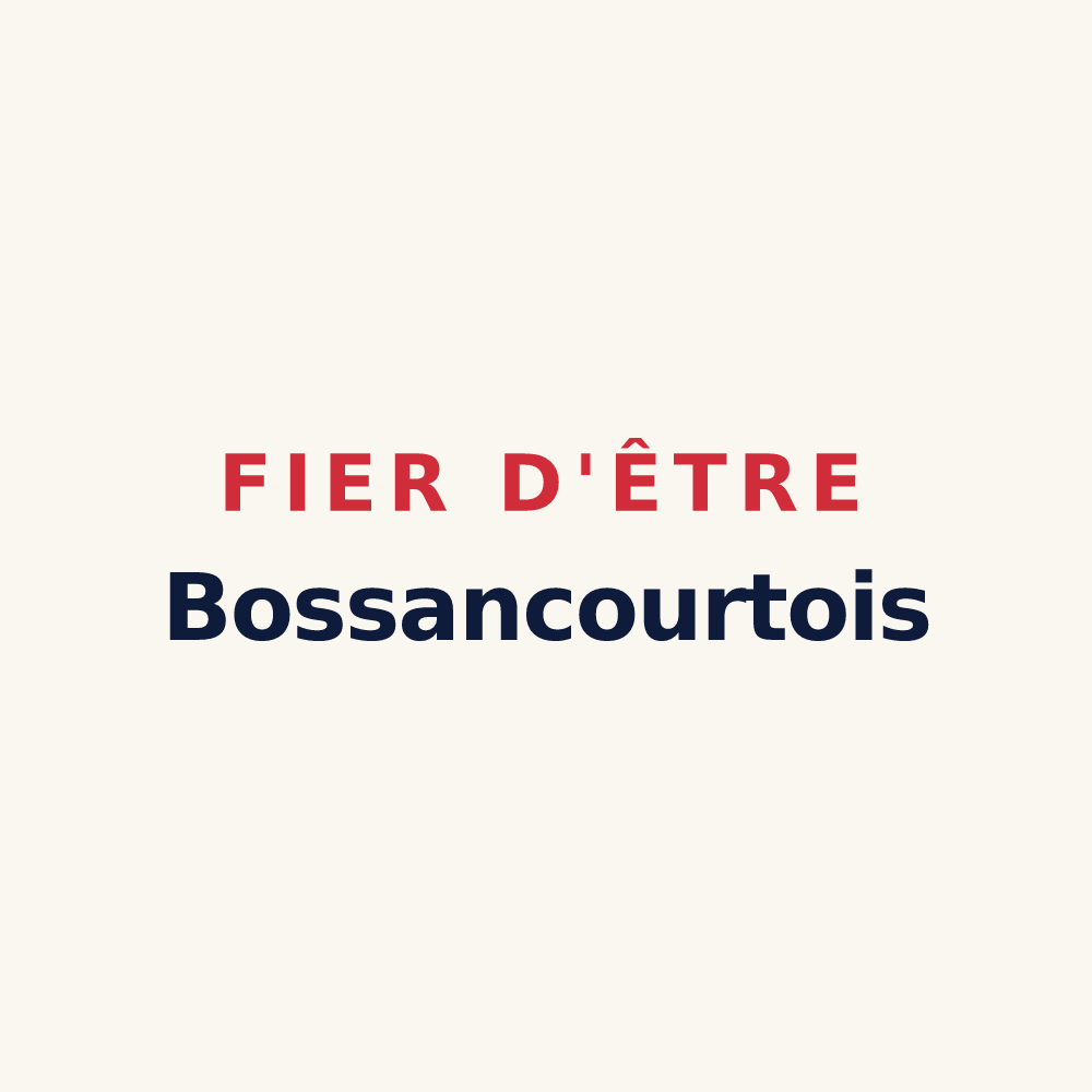 Tasse « Fier d'être Bossancourtois » — design pour Bossancourt