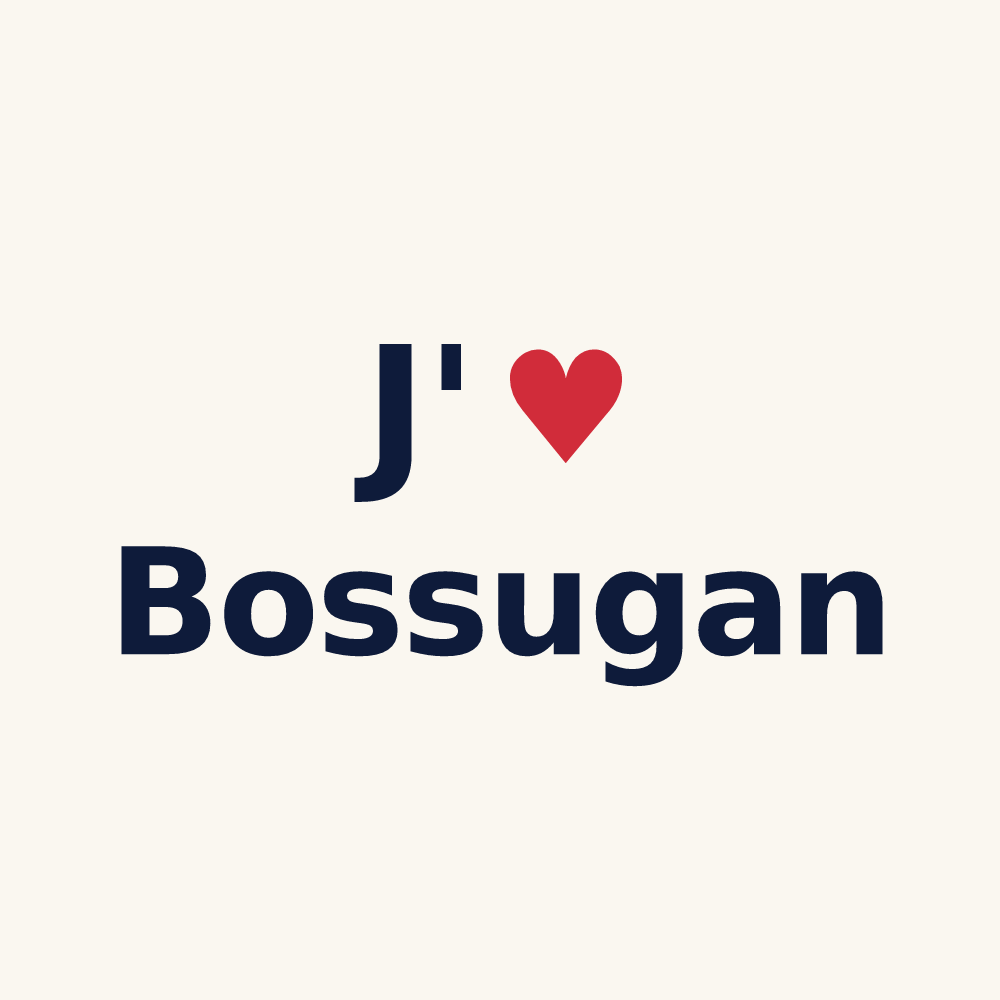 Tasse personnalisée Bossugan — design J'aime Bossugan