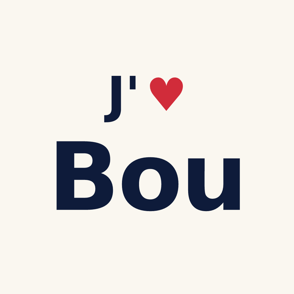 Tasse personnalisée Bou — design J'aime Bou