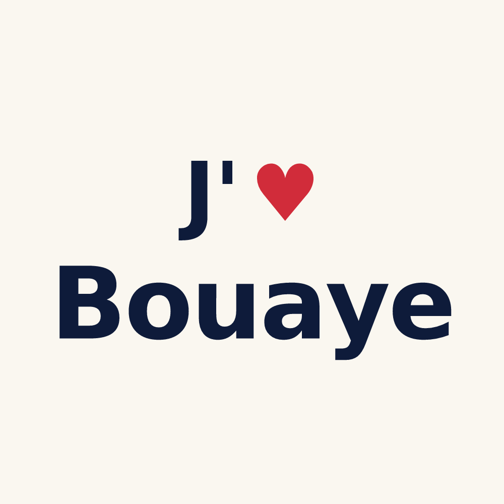 Tasse personnalisée Bouaye — design J'aime Bouaye