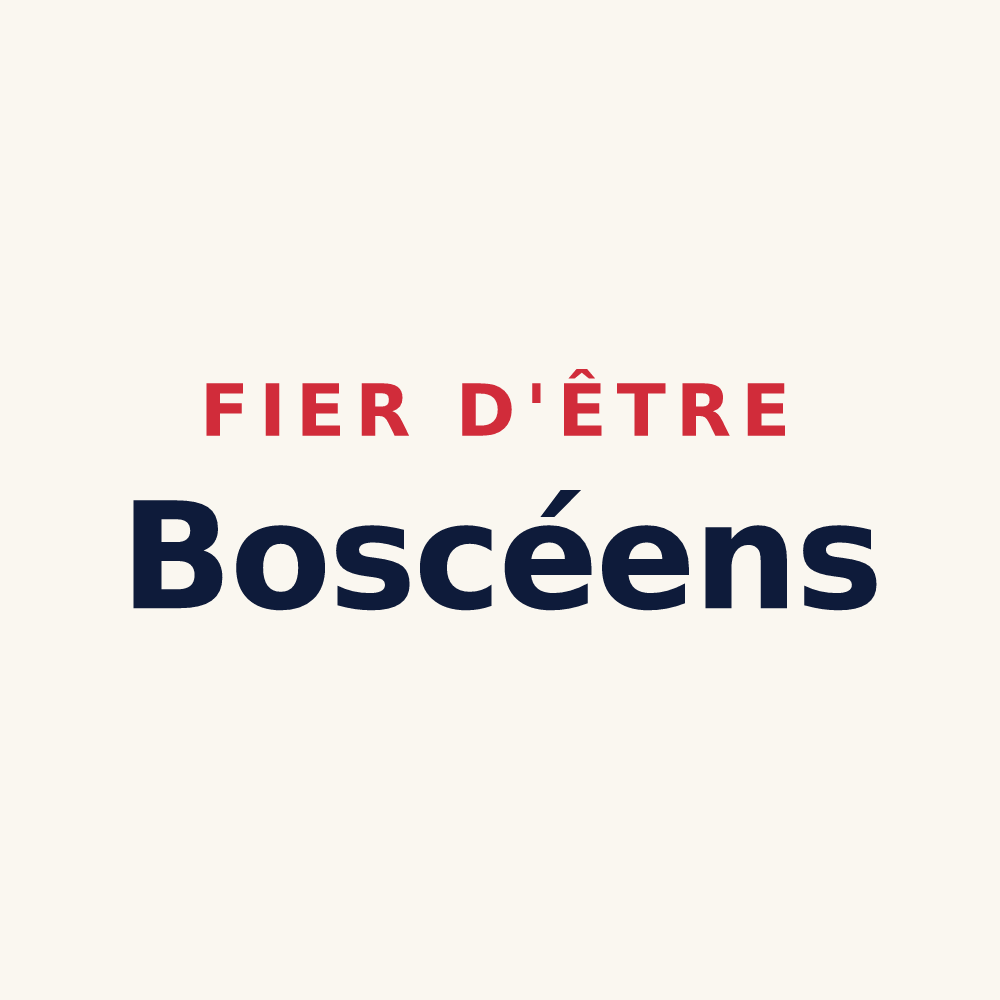 Tasse « Fier d'être Boscéens » — design pour Bouaye